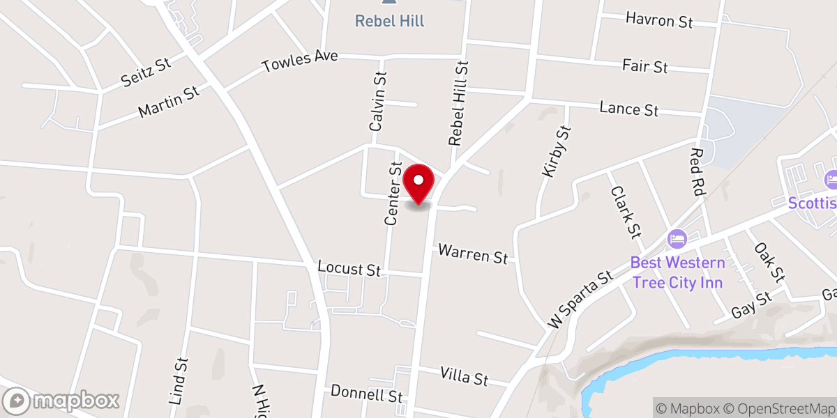 Map showing location of Faith Fellowship McMinnville