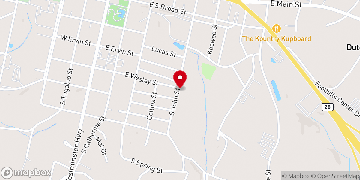 Map showing location of Trinity United Methodist Church (Historic Site)