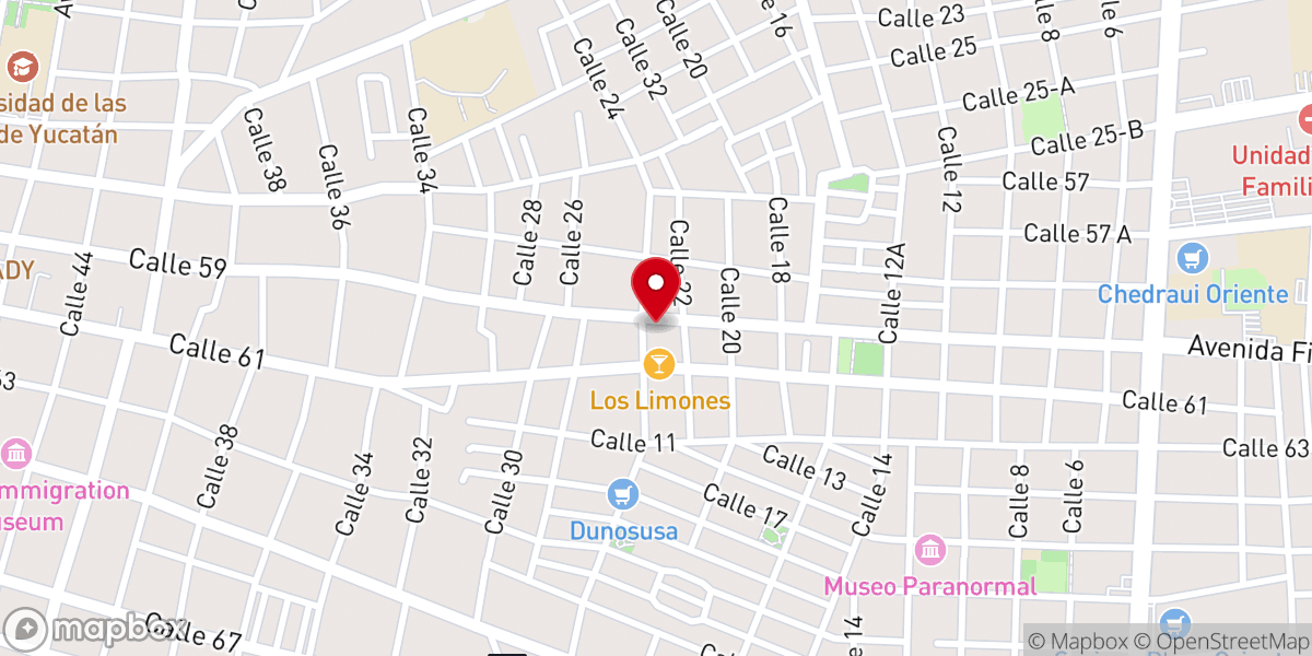 Map showing location of Rectoría Nuestra Señora del Rosario