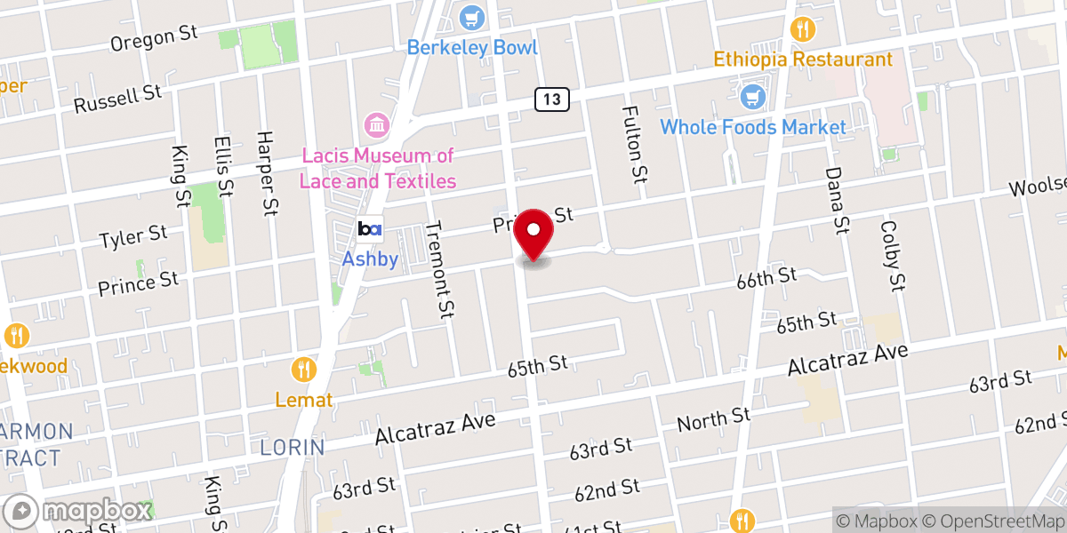 Map showing location of Our City Center Church
