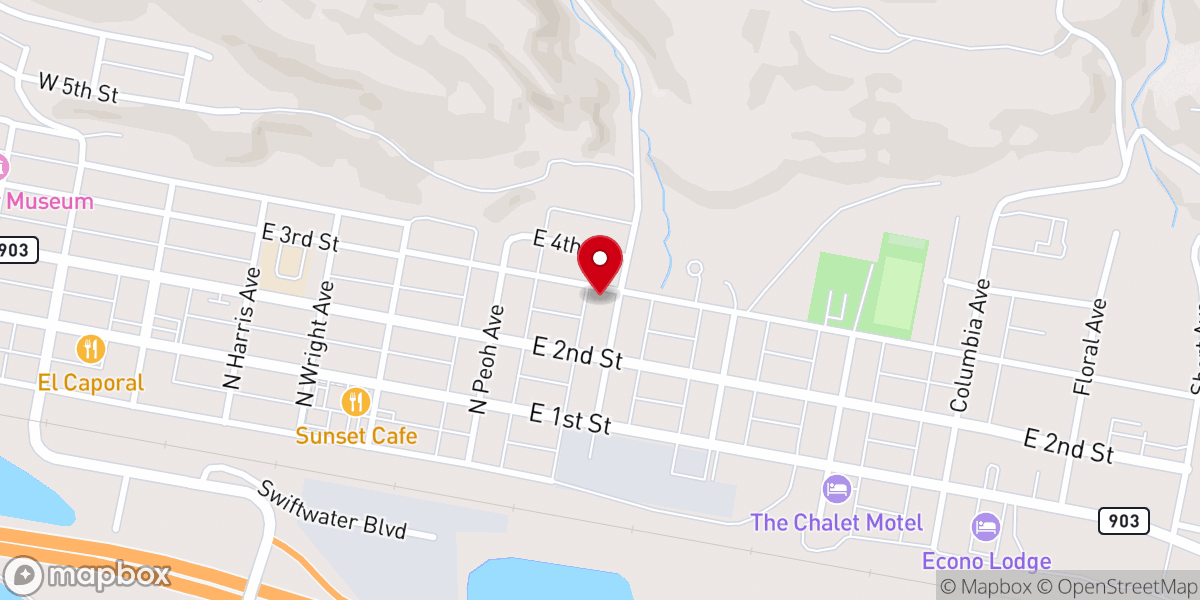 Map showing location of Rock Church - Cle Elum Campus