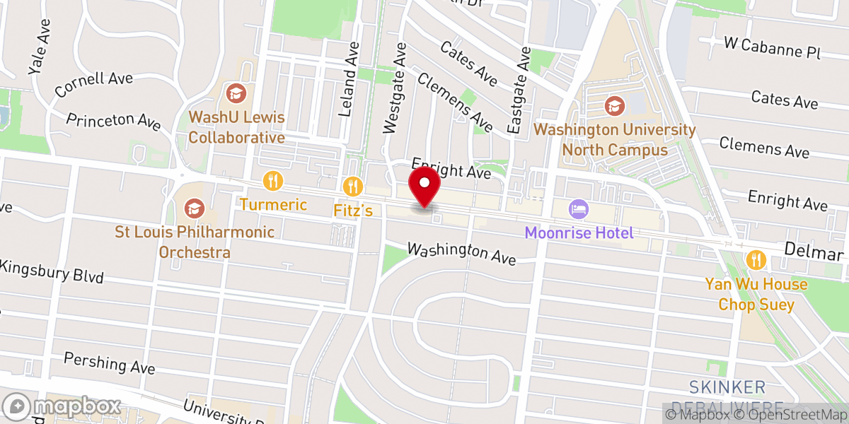 Map showing location of One Family Church - U-City Tivoli Campus