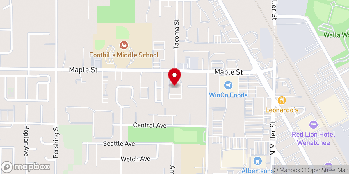 Map showing location of Calvary Crossroads Church