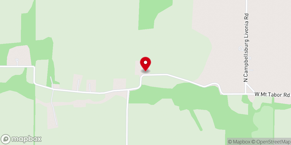 Map showing location of Lost River Primitive Baptist Church