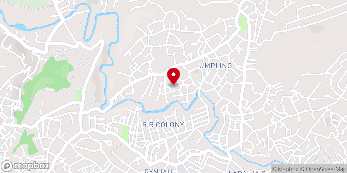 Map showing location of Umpling Presbyterian Church