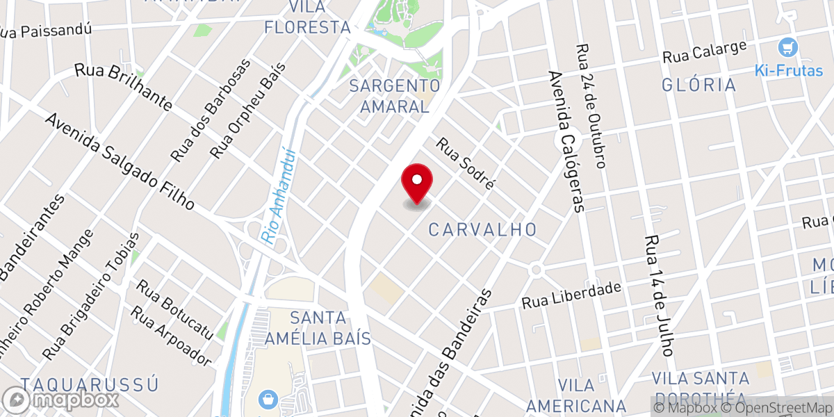 Map showing location of Igreja São Miguel (Paróquia Santo Antônio)