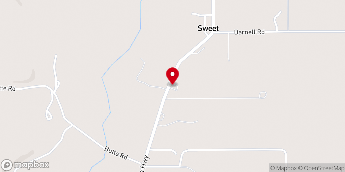 Map showing location of Calvery Chapel - God's Community - Food Pantry