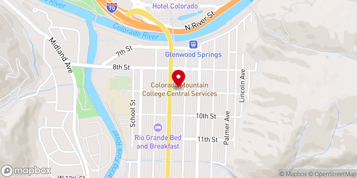 Map showing location of Summer Church in the Park!