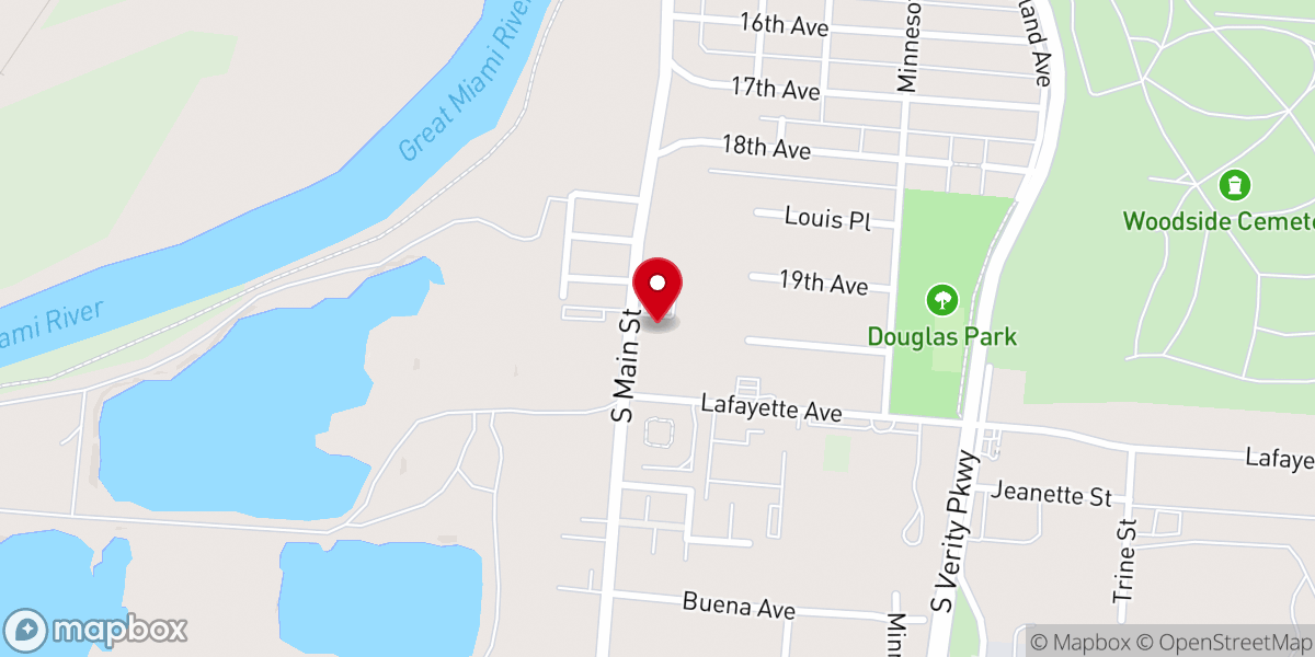 Map showing location of Faith Fellowship Church (West)