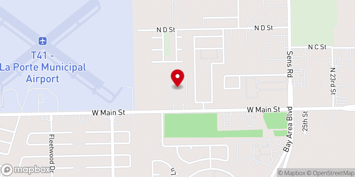 Map showing location of Bayshore Baptist Church