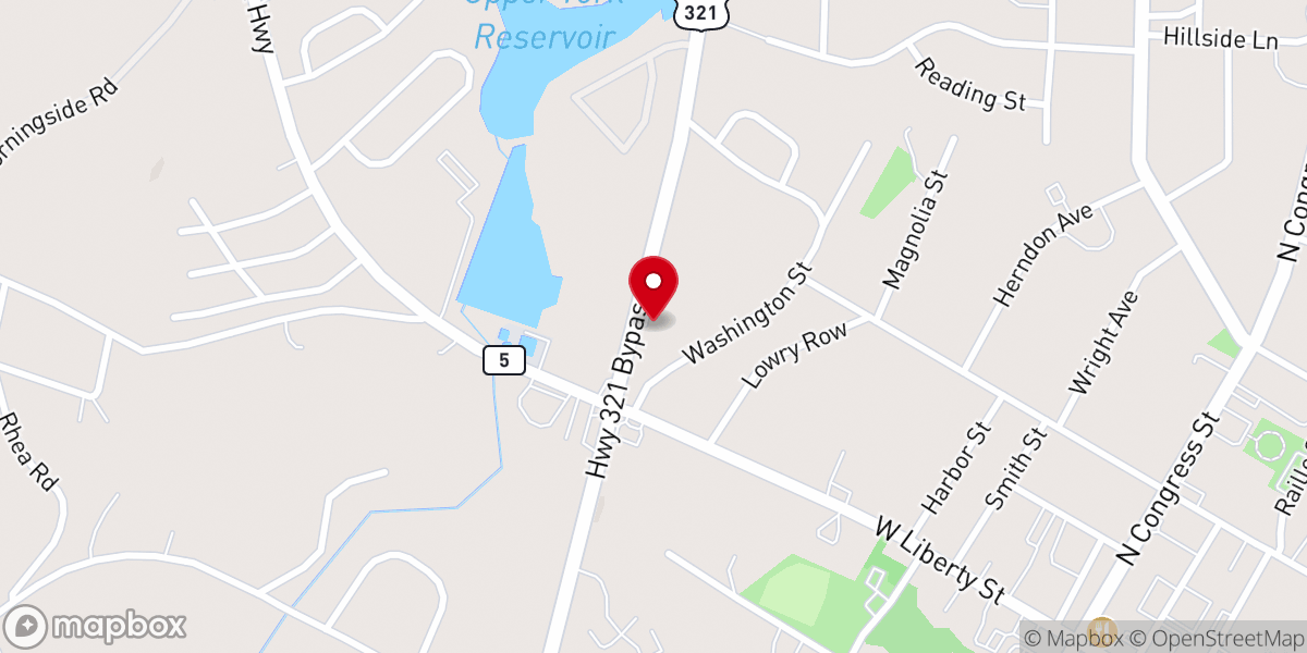 Map showing location of Miraculous Outreach Ministry