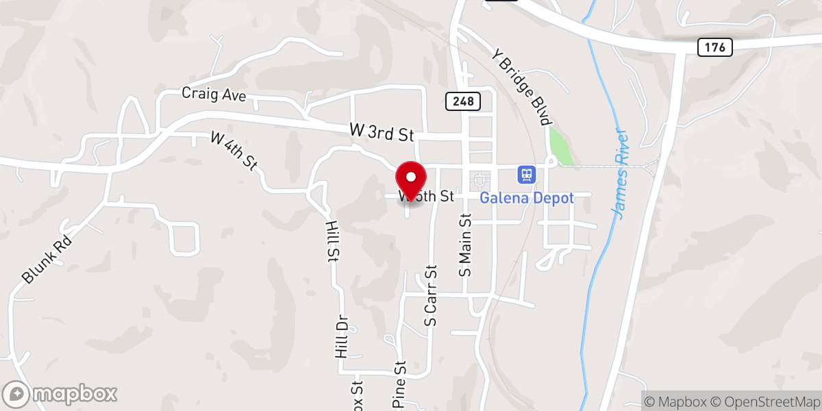 Map showing location of Landmarks Apostolic Church