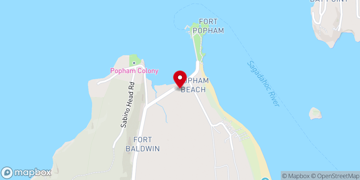 Map showing location of Popham Chapel