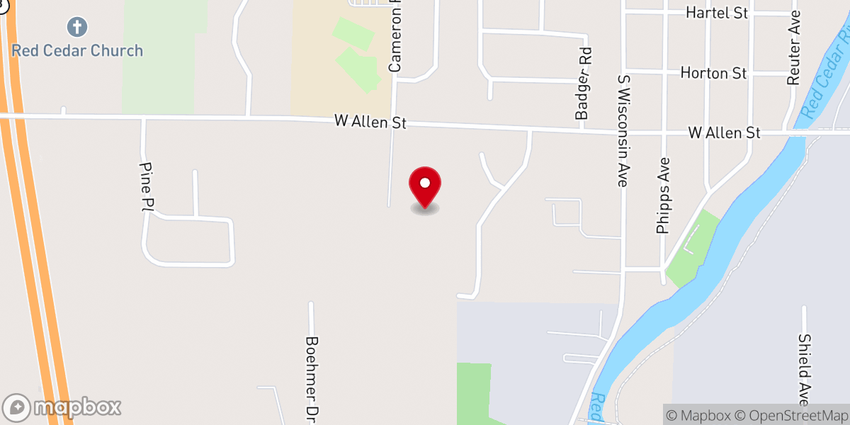 Map showing location of Vista Prairie at Brentwood