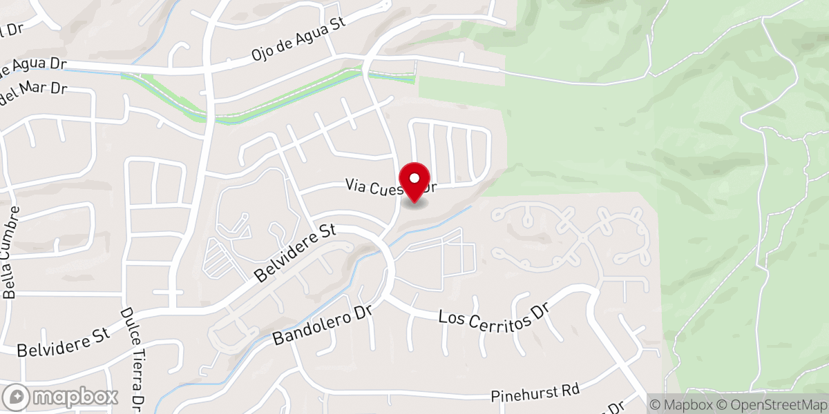 Map showing location of Peace Lutheran Church