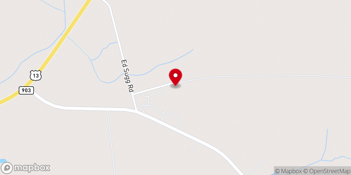 Map showing location of Friendship Baptist Church Inc