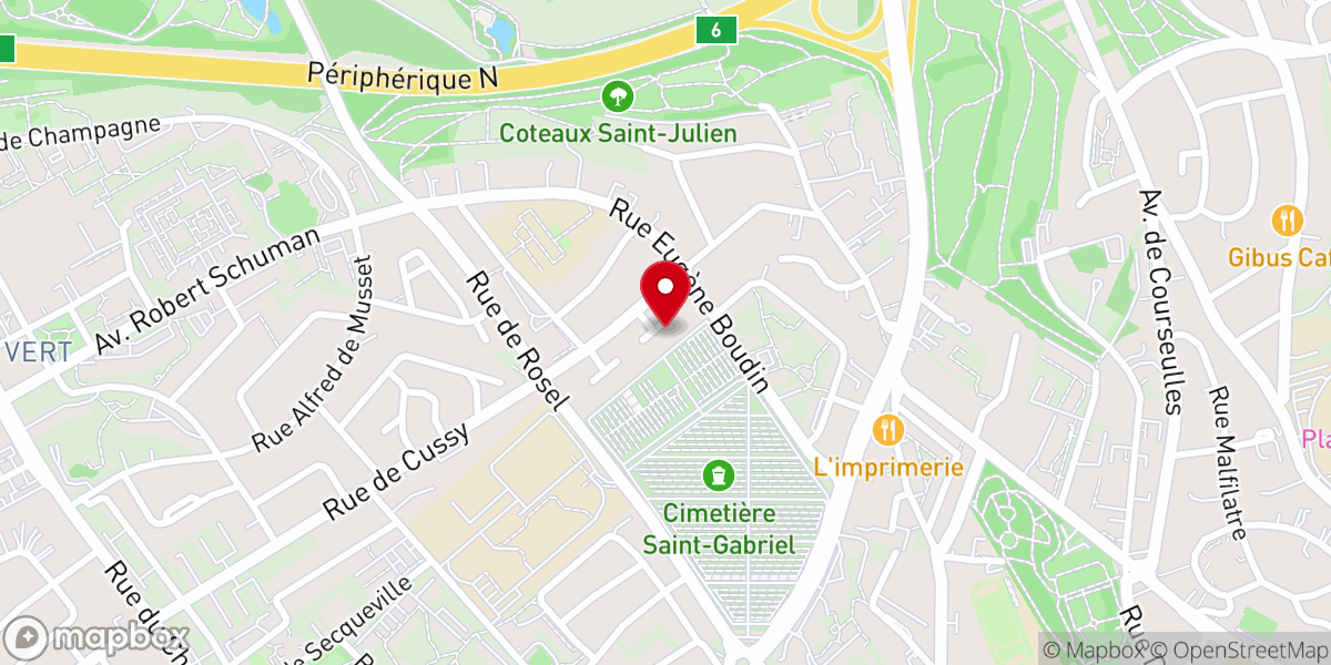 Map showing location of Eglise evangelique