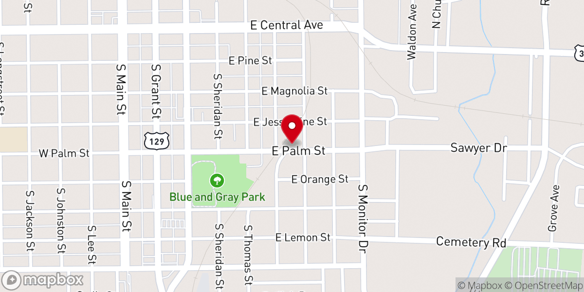 Map showing location of Kingdom International Ministry