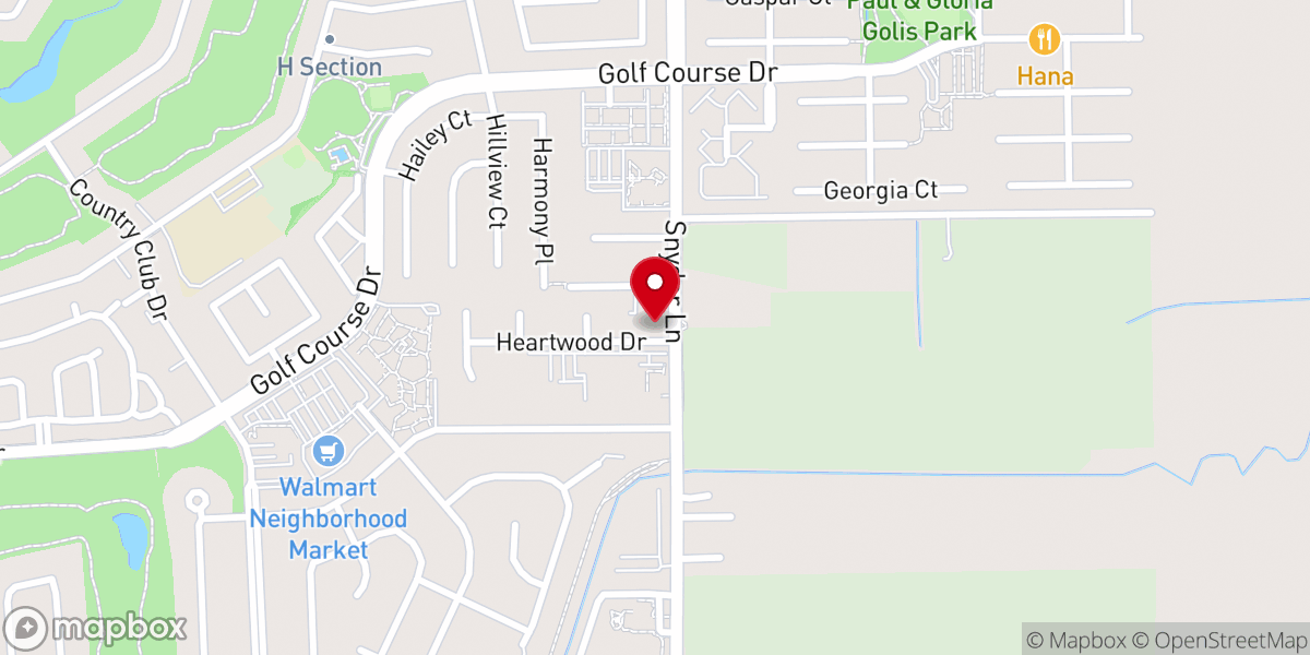Map showing location of Rohnert Park Korean SDA Church