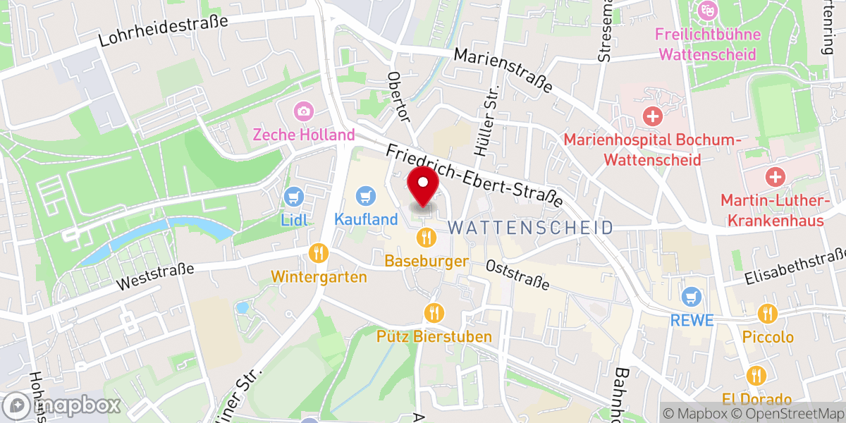 Map showing location of Gemeindezentrum Alte Kirche