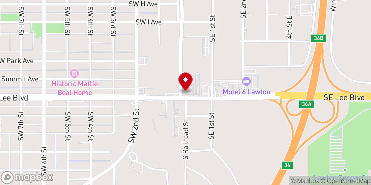 Map showing location of Providence Missionary Baptist Church