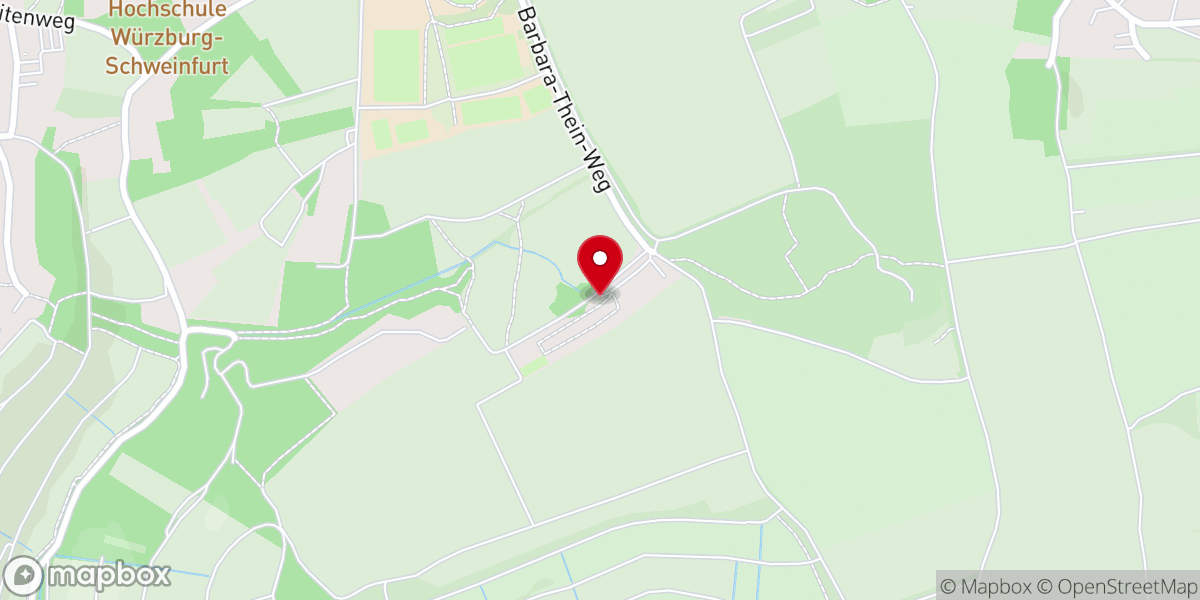 Map showing location of Schönstattkapelle auf dem Hubland