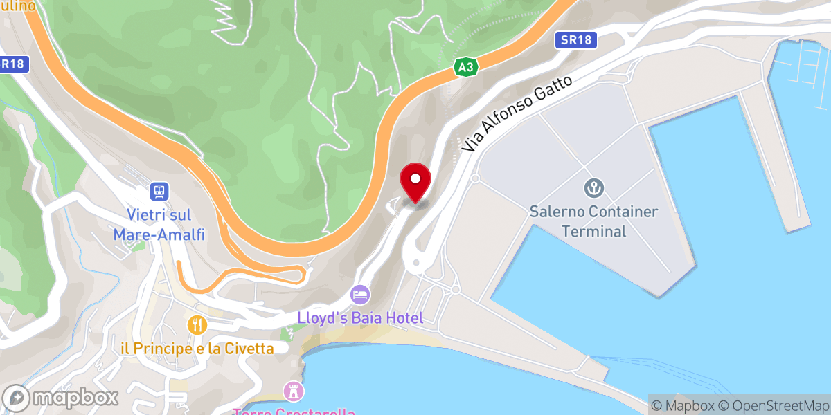 Map showing location of Cappella di Santa Maria degli Angeli
