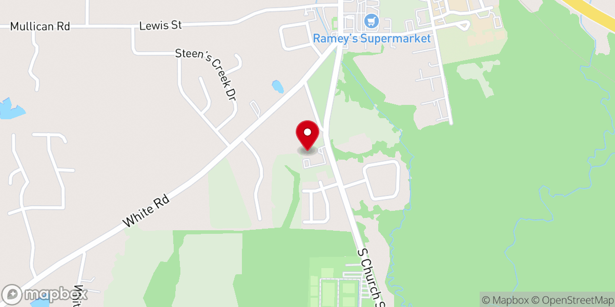 Map showing location of Quest Community Church