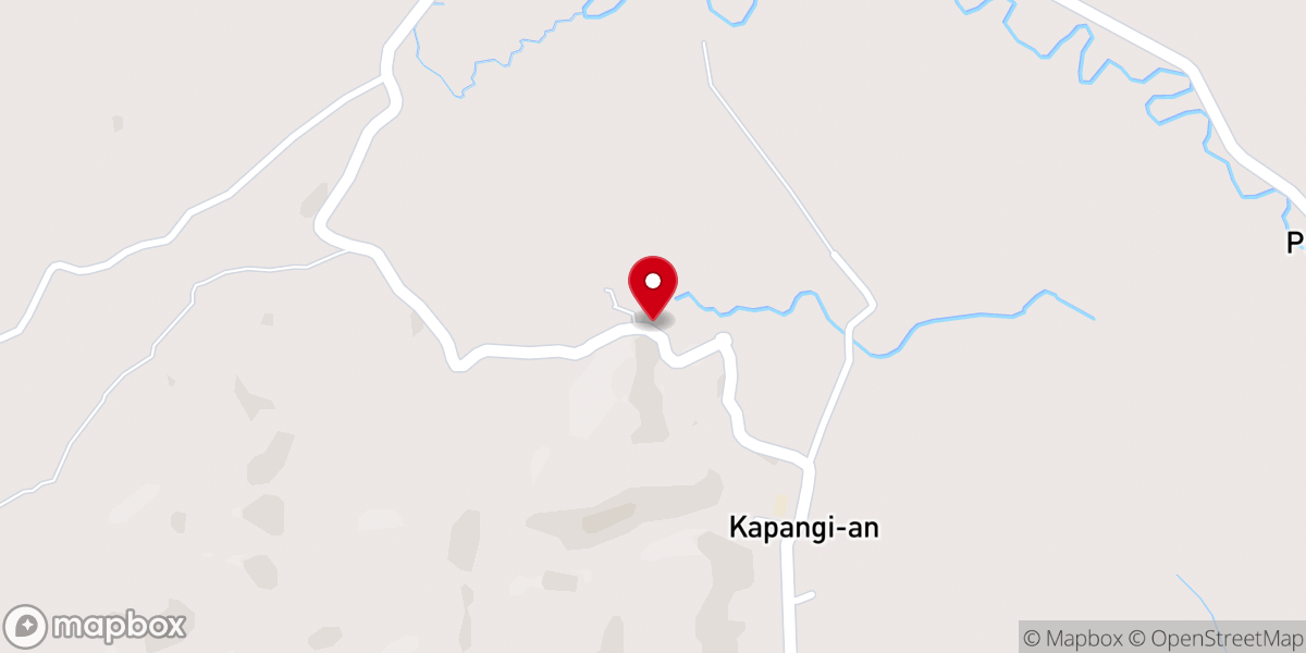 Map showing location of San Vicente Church of Christ