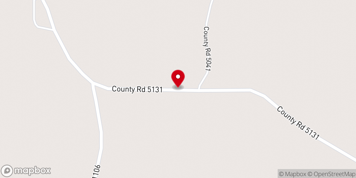 Map showing location of Center Church of God