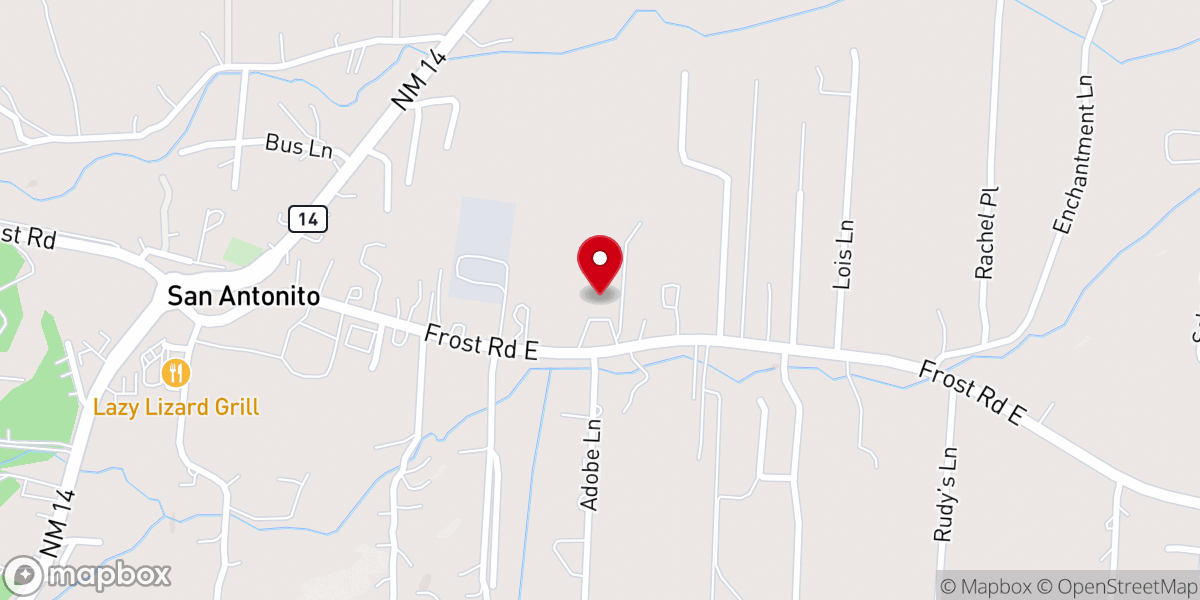 Map showing location of FlowRiver Church