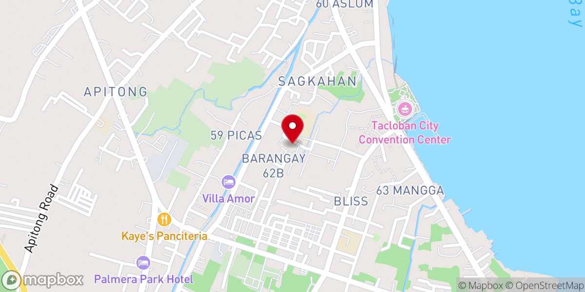 Map showing location of Sagkahan St.Rafael Church