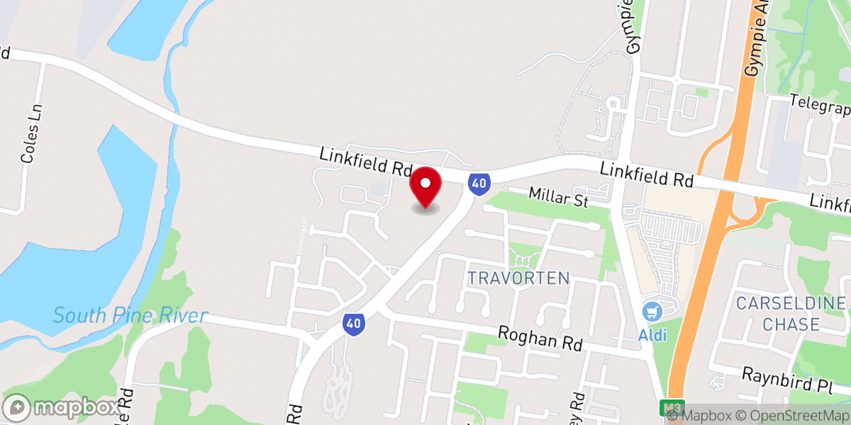 Map showing location of Victory Church Brisbane