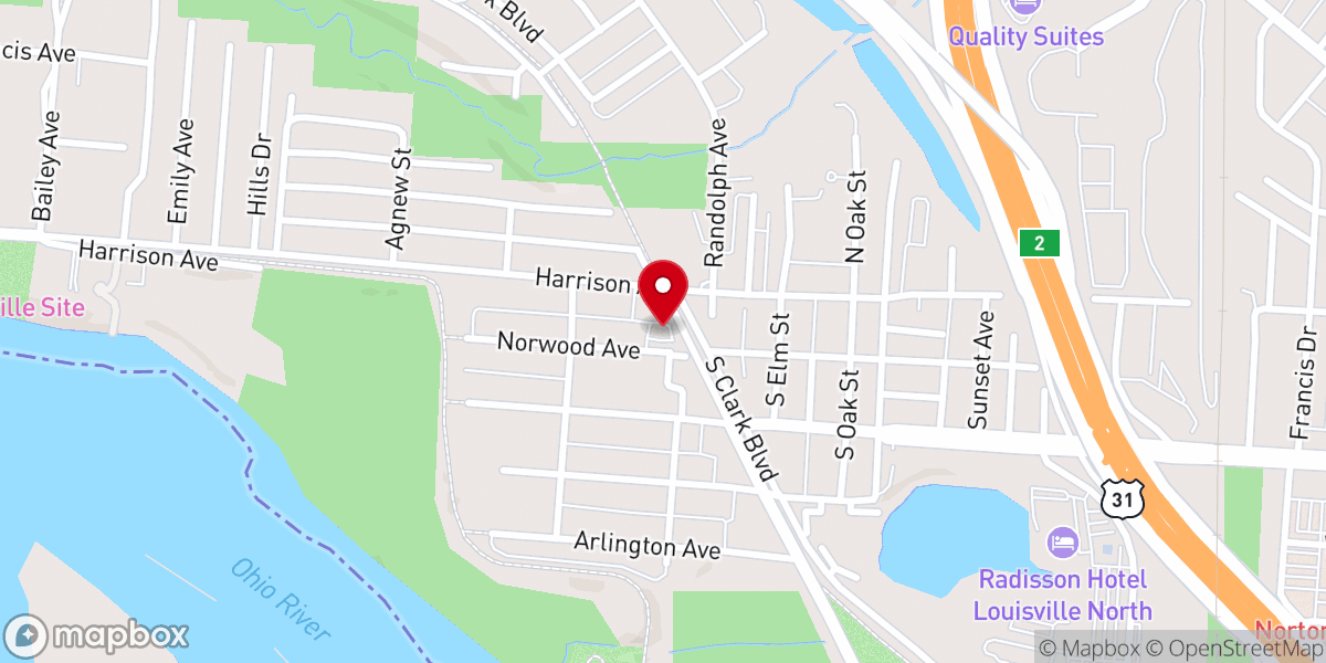 Map showing location of Iglesia Cristiana Maranatha