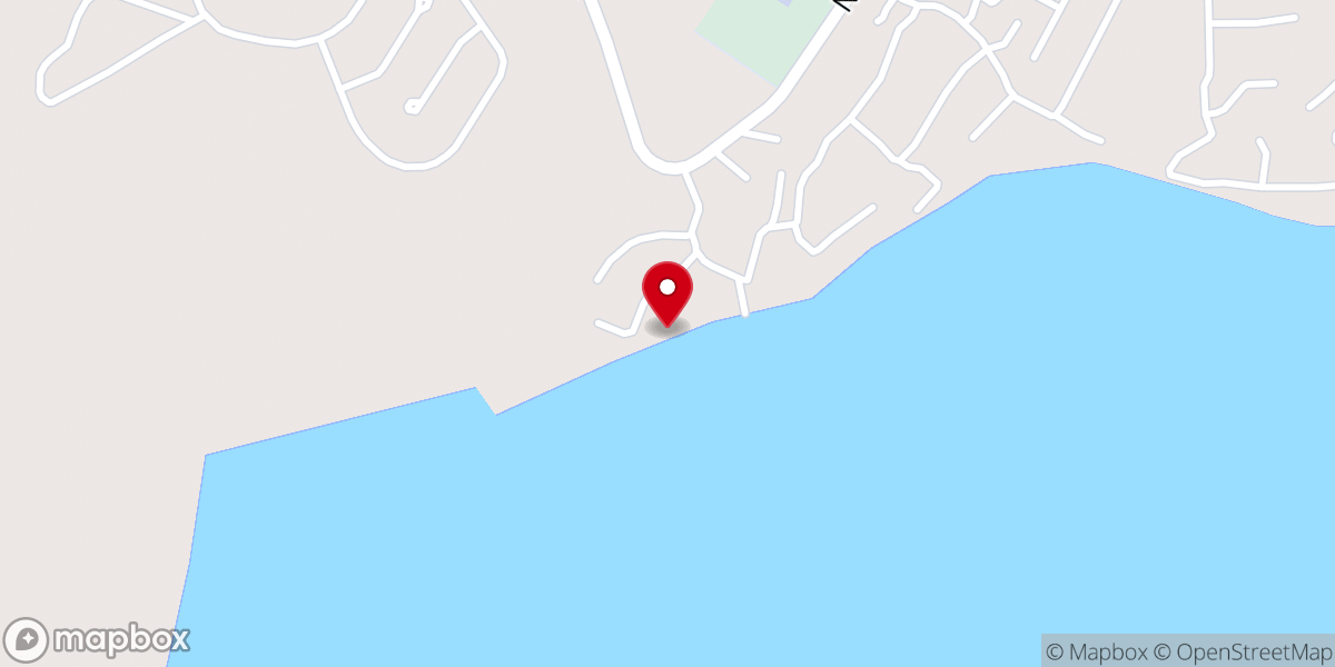 Map showing location of Evangelical church Richardsbay