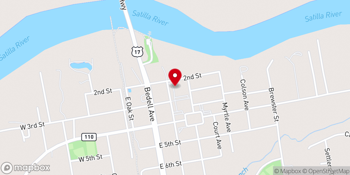 Map showing location of Woodbine Opry