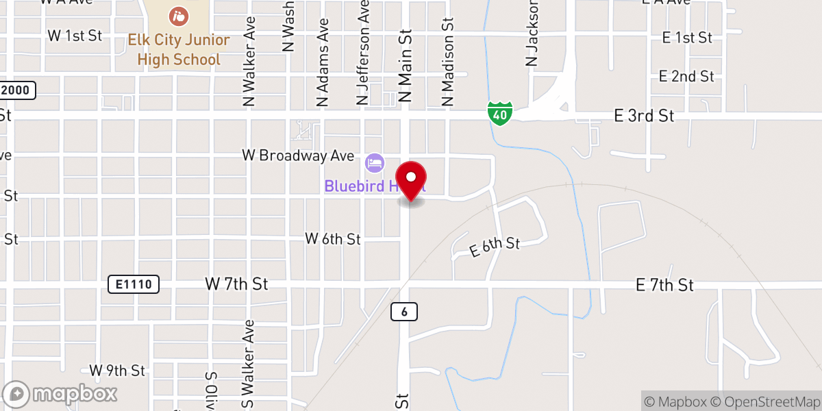 Map showing location of The Link Church
