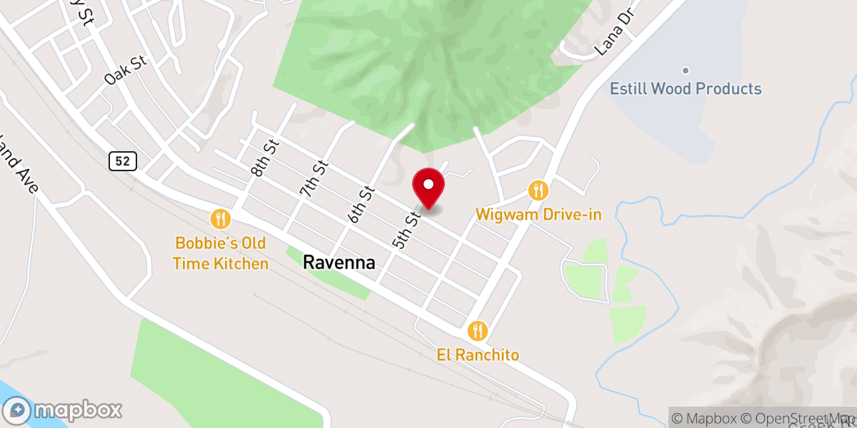 Map showing location of New Vision Full Gospel Church