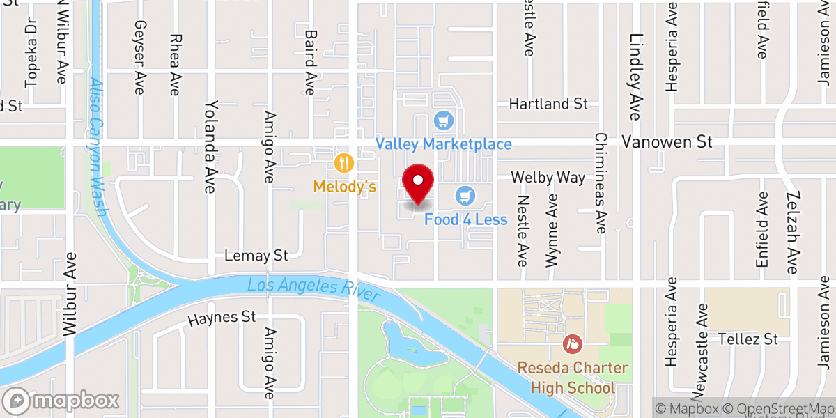 Map showing location of Iglesia Evangelica Sol De