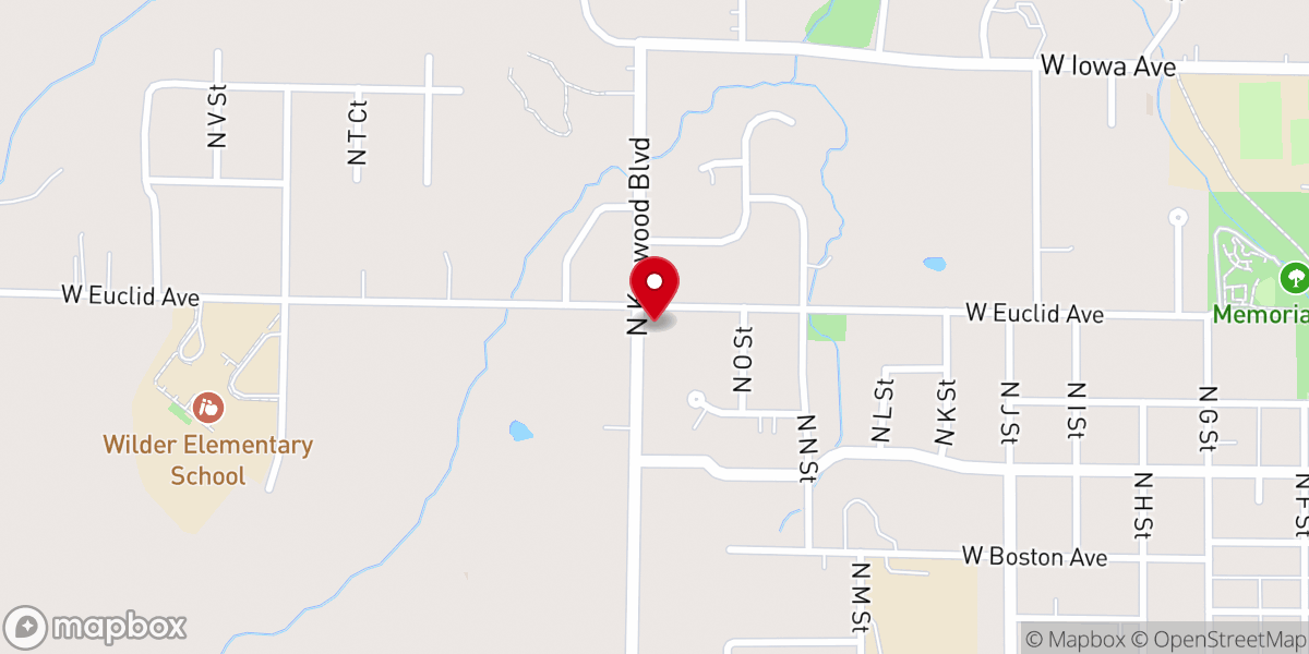 Map showing location of Community of Christ