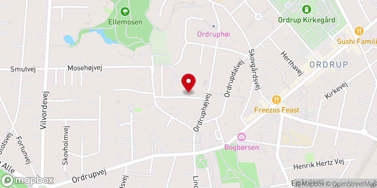 Map showing location of Sankt Andreas Katolsk Kirke / Den Rumænsk Ortodokse Kirke (Parohia Ortodoxa Romana)