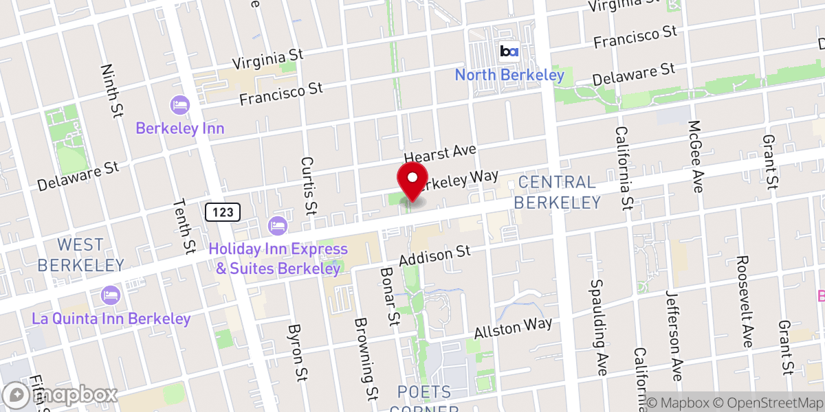 Map showing location of The Way Christian Center