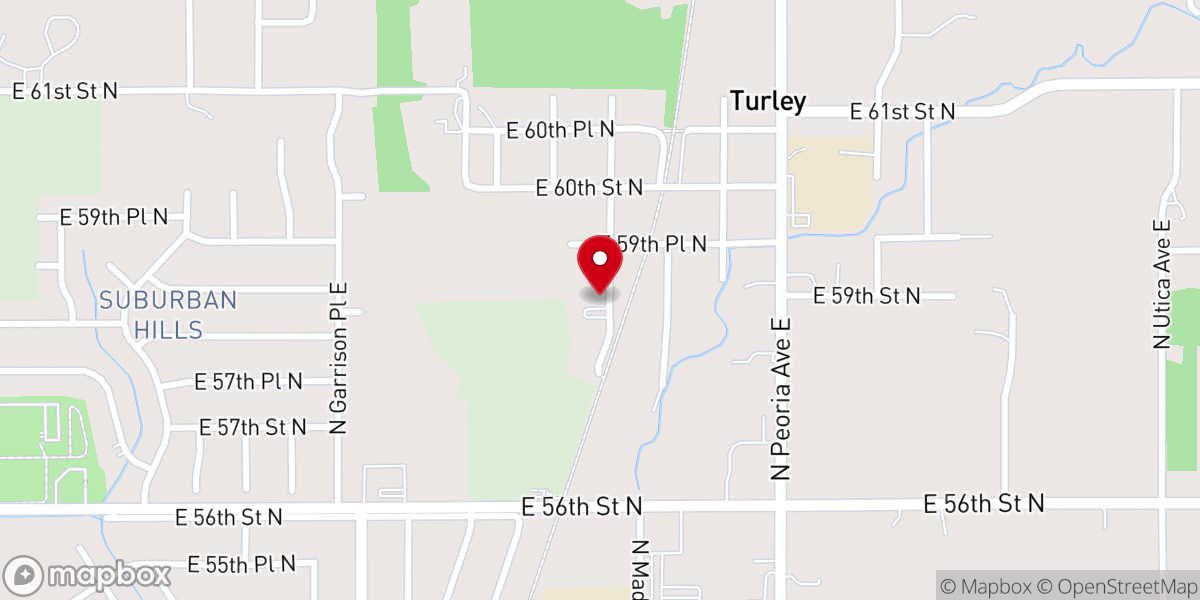 Map showing location of Real Life Outreach Worship Center