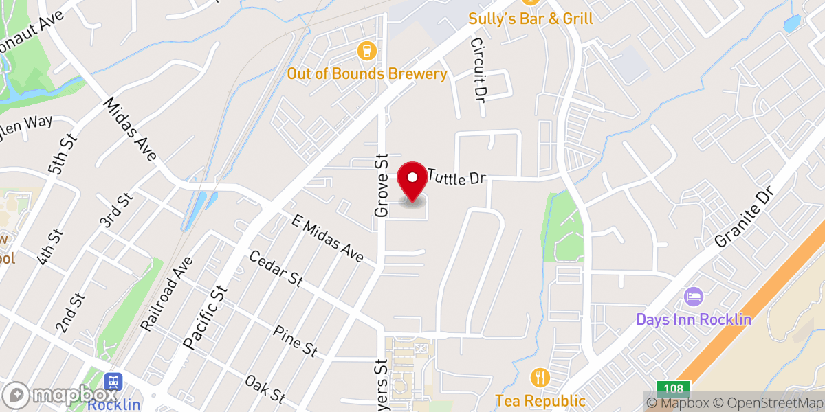 Map showing location of Holy Cross Lutheran Church