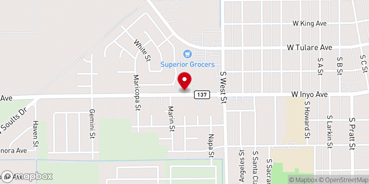 Map showing location of New Life Harvest Pentecostal