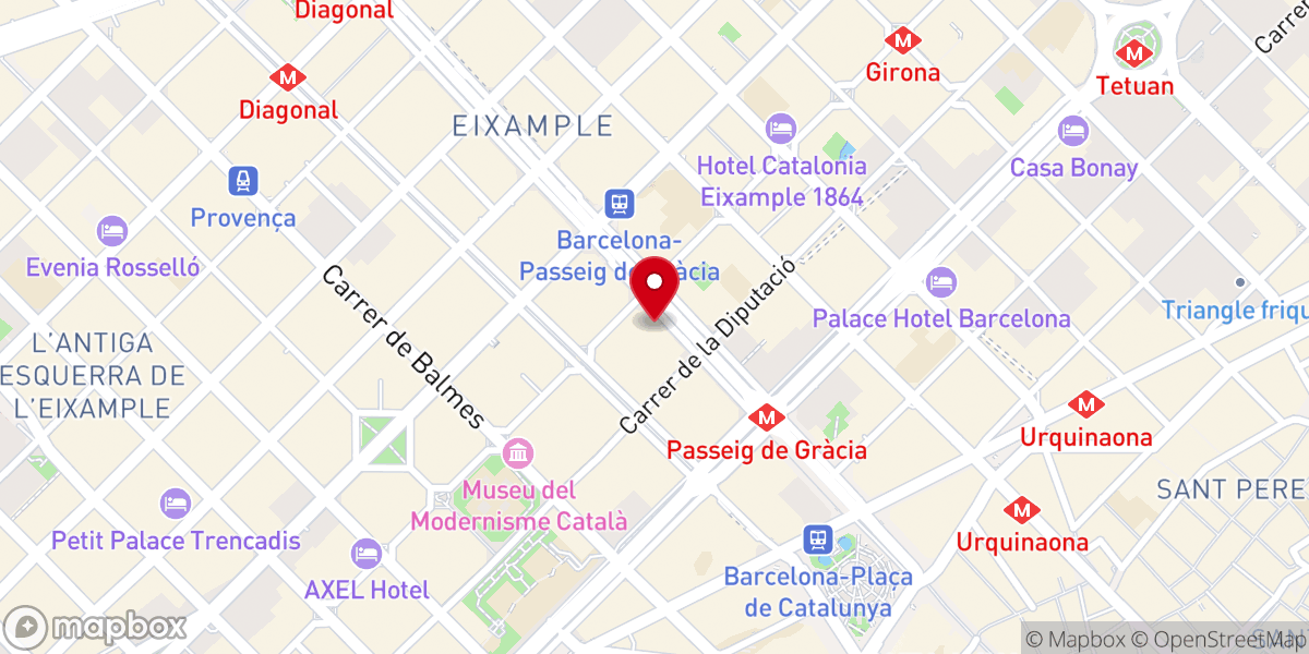 Map showing location of Montserrat Monastery & Hike from Barcelona