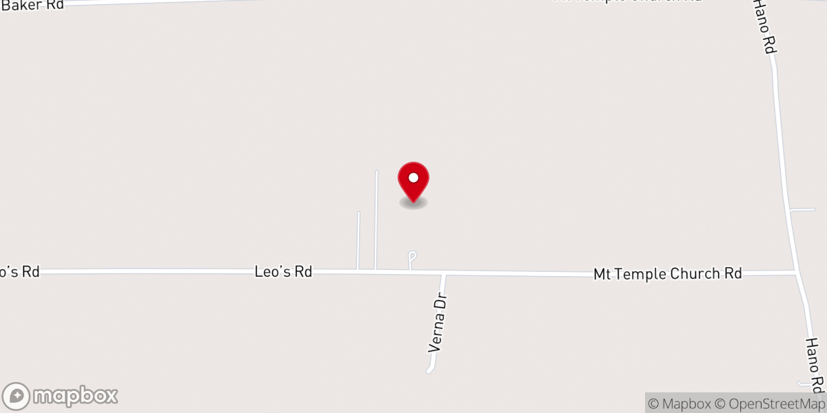 Map showing location of Newness of Life Ministries