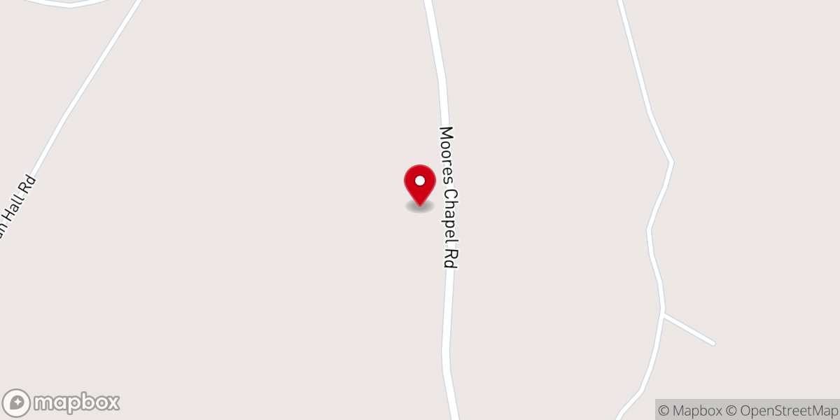 Map showing location of Big M's Equipment Repair