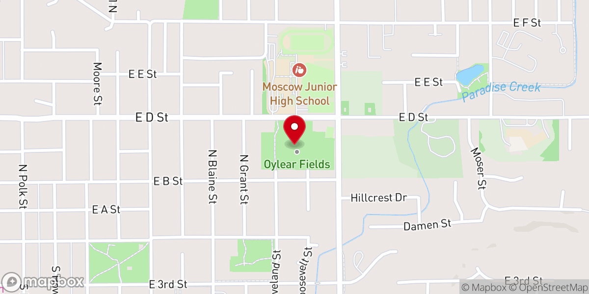 Map showing location of Oylear Field