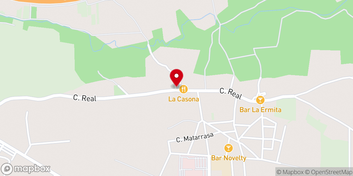 Map showing location of Nuestra Señora de la Asunción